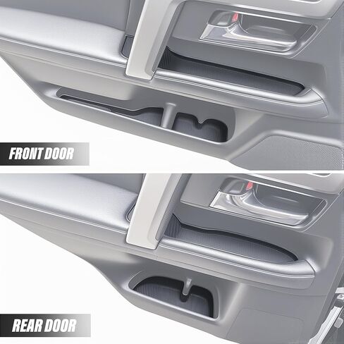 بطانة داخلية من السيليكون تناسب مخصص لسيارة Toyota 4Runner 2010-2024، صينية تنظيم من السيليكون لسيارة Toyota 4Runner Gen 5th فقط - مغطاة بالكامل - لملحقات 4Runner in Kuwait