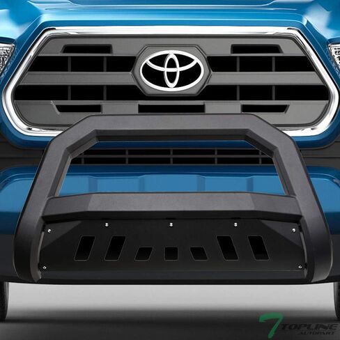 7422454757799 متوافق مع 2016-2023 Toyota Tacoma Matte Black AVT Style Bull Bar Guard مع لوحة انزلاقية in Kuwait