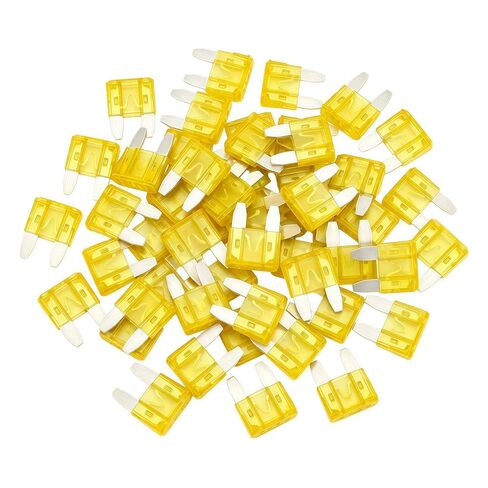75 Pcs 10Amp Mini Fuse, 10 A Mini Car Blade Automotive Fuses for Car RV Truck SUV Motorcycle Boat in Saudi Arabia