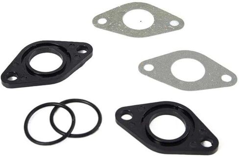2Set 70cc-125cc Carburetor Intake Manifold Spacer Seal for Engine Dirt Pit Bike Black Compatible with Printer Supplies in Saudi Arabia