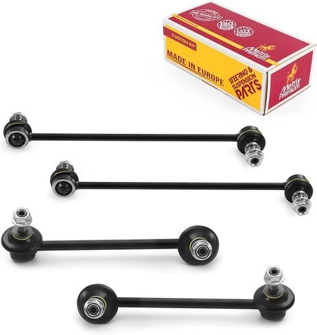 Metrix Premium Chassis Parts - 4 PC Front & Rear Stabilizer Bar Link Kit Fits 2010-2013 Acura ZDX, 2009-2015 Honda Pilot, 2007-2013 Acura MDX, Replacement K750124, K750750, K750749, Made in Europe in Saudi Arabia