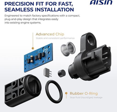 مستشعر موضع العمود المرفقي AISIN AFTERMARKET CKST-00044 - متوافق مع Toyota 4Runner 2003-2009، Tundra 2000-2009، Land Cruiser 1998-2007، Sequoia 2001-2009، Lexus GS400 1998-2000 - 4.0L 4.7L in Kuwait