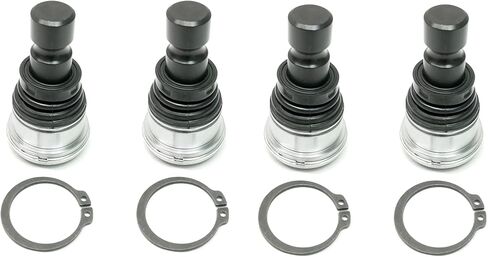 Monster Performance Full Ball Joint Set for Polaris 7710533 7081263 7081991 Upper & Lower Heavy Duty 4340 Chromoly Steel Greaseable Low Friction Adjustable Chrome Plated Set of 4 in Kuwait
