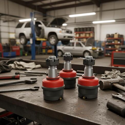 Suspension Dudes CODE RED Front Upper/Lower Heavy Duty Greasable Ball Joint KIT FITS Wrangler 2007-2018, Grand Cherokee 1999-2004, K3134T K3185 - Fits Dana 30 & Dana 44 Axles in Kuwait