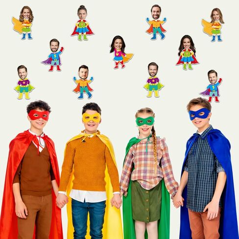 78pcs Hero Theme Cut Outs Super Themed Bulletin Board Decoration Set Hero Theme DIY Photos for Kids Heroes Sayings School Bulletin Board Set Back to School Hero-Themed Cutouts Party Decorations in Kuwait