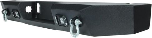 Paramount Automotive Black Rear Bumper with LED Lights Fit For 2015-2019 F150 57-0113, Black in Saudi Arabia