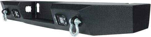 Paramount Automotive Black Rear Bumper with LED Lights Fit For 2015-2019 F150 57-0113, Black in Saudi Arabia
