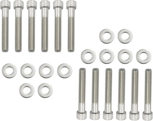 مجموعة مسامير مشعب السحب SBF - استبدال من الفولاذ المقاوم للصدأ مناسب لمحركات Ford 289 302 5.0L 351W ذات الكتلة الصغيرة - متينة وسهلة التركيب in Kuwait