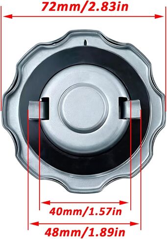 2 قطعة غطاء خزان الوقود الغاز متوافق مع هوندا GX120 GX160 GX200 GX240 GX270 GX340 GX390 محرك كولمان CT200U أجزاء غطاء خزان الغاز للدراجة الصغيرة in Kuwait