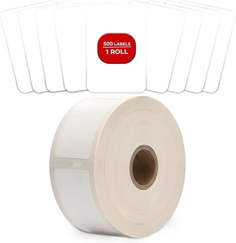 MICRO TEC Static Cling Oil Change Stickers 1.4" x 2.15" – Glossy Windshield Service Reminder Labels – Ribbon Print Compatible with Zebra TLP-2824 Plus & GODEX RT-200i – 400 Labels/Roll (Roll of 1) in Saudi Arabia