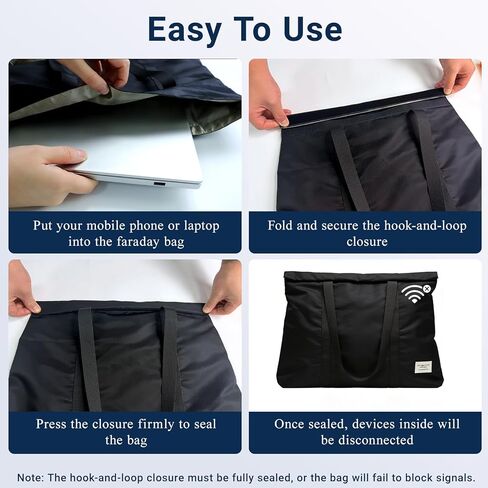 Faraday Bags for EMP Protection & Anti-Tracking,Fireproof Waterproof Signal Blocking Pouch for Laptop, Tablet, Phone, Car Keys - Faraday Cage with Handle(18"x13") in Saudi Arabia