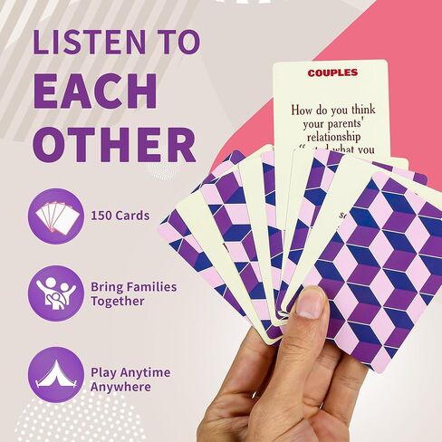 Conversation Cards for Couples150 pc,We're Not Really Strangers,Couple Games for Date Night, Couples Gifts,Having The Deep Conversation and Pillow Talk with Each Other ﻿ in Saudi Arabia