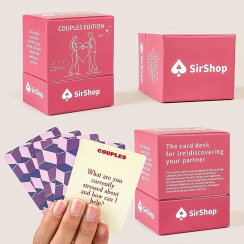 Conversation Cards for Couples150 pc,We're Not Really Strangers,Couple Games for Date Night, Couples Gifts,Having The Deep Conversation and Pillow Talk with Each Other ﻿ in Saudi Arabia