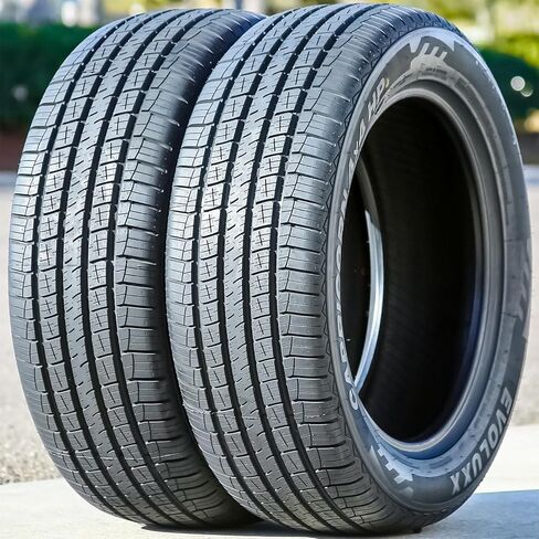 Set of 2 (TWO) Evoluxx Capricorn 4X4 HP All-Season Truck/SUV Performance Radial Tires-215/70R16 215/70/16 215/70-16 100H Load Range SL 4-Ply BSW Black Side Wall UTQG 480AA in Kuwait