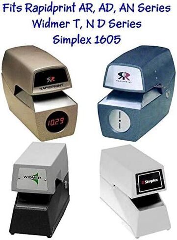 DBP Rapidprint A-RE 5650 Time Stamp Ink Ribbon, Purple Nylon, 1096-0177 in Saudi Arabia