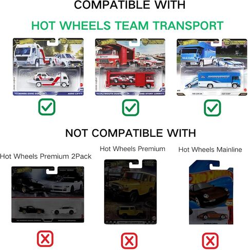 15 عبوة من حافظات الحماية المتوافقة مع نقل فريق Hot Wheels، حقيبة تخزين من البلاستيك الشفاف PET Hot Wheels، صندوق عرض وتخزين بسمك 0.7 مم، إغلاق بالإطباق in Kuwait