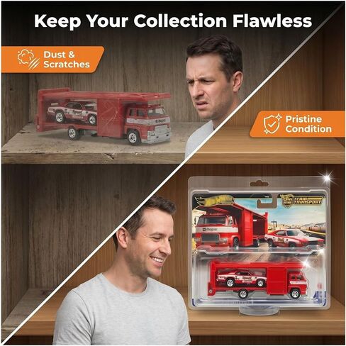 15 عبوة من حافظات الحماية المتوافقة مع نقل فريق Hot Wheels، حقيبة تخزين من البلاستيك الشفاف PET Hot Wheels، صندوق عرض وتخزين بسمك 0.7 مم، إغلاق بالإطباق in Kuwait