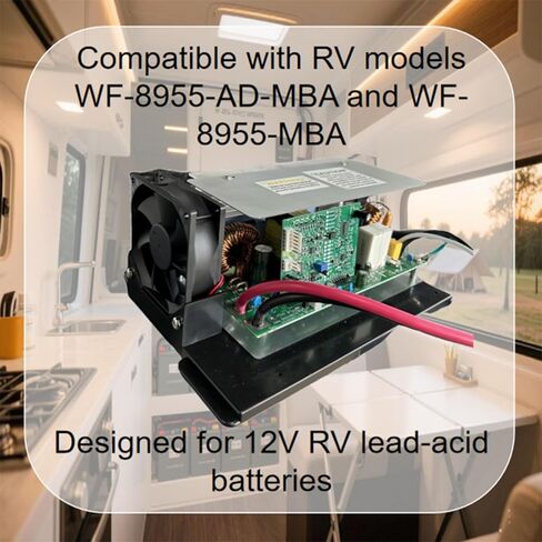 WF-8955-55,55 Amp for WF-8955 PEC Power Converter, RV Power Converter,RV Inverter,Three Stages Smart Charge for RV Lead-Acid Battery,Compatible with WF-8955-MBA,WF-8955-AD-MBA in Saudi Arabia