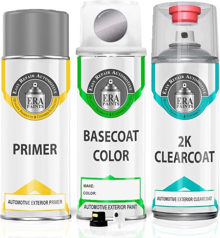 ERA Paints RP31M - Signet Silver Metallic for HONDA Exact Match Automotive Touch Up Paint Spray - Basic Kit in Kuwait