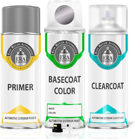 ERA Paints RP31M - Signet Silver Metallic for HONDA Exact Match Automotive Touch Up Paint Spray - Basic Kit in Kuwait