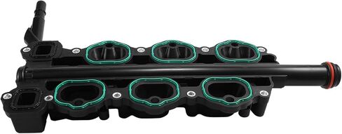 Lower Engine Intake Manifold with Gaskets, Compatible with Ford F-150 (3.3L/3.5L/3.7L), Explorer 3.3L, Mustang 3.7L, Transit 3.5L/3.7L, Replaces JL3Z-9424-B JL3Z9424B in Kuwait