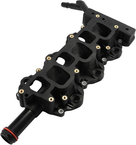 Lower Engine Intake Manifold with Gaskets, Compatible with Ford F-150 (3.3L/3.5L/3.7L), Explorer 3.3L, Mustang 3.7L, Transit 3.5L/3.7L, Replaces JL3Z-9424-B JL3Z9424B in Kuwait