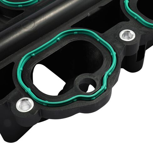 Lower Engine Intake Manifold with Gaskets, Compatible with Ford F-150 (3.3L/3.5L/3.7L), Explorer 3.3L, Mustang 3.7L, Transit 3.5L/3.7L, Replaces JL3Z-9424-B JL3Z9424B in Kuwait