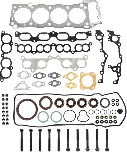 حشية رأس الأسطوانة مع مجموعة مسامير لسيارة Toyota 4Runner 2.7 1996-2000، T100 2.7 1994-1998، Tacoma 2.4 2.7 1995-2004 in Kuwait