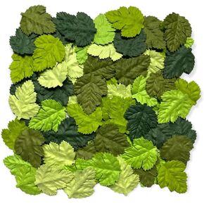 100 pcs Mulberry Paper Fern Leaves 35x30mm DIY Craft Scrapbooking Wedding DIY Craft Supplies Card Artificial Leaves (Fern Leaves Green Tone) in Saudi Arabia