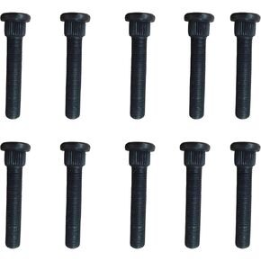 Extended 1" Longer Wheel Stud Bolts for Ford Mustang 1965-2004 & Chevy C10 1973-1987 - 1/2"-20 Thread, 3" Overall Length, 0.625" Knurl, 10 Pack in Kuwait