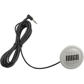 Car Microphone 3.5MM Mic Car Audio Stereo Wired For BMW For Android Radio ABS Shell Gray With 300Cm Extension Cable in Saudi Arabia