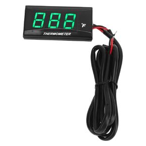 Dioche 12v Temp 2Motorcycle Water Temperature Ultra Thin LCD Display - ABS Housing, Accurate Measurement, Universal Fit for Motorcycles, Easy Installation, 32-248℉ Temp (Blue) in Saudi Arabia