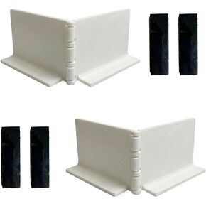 2PCS Car Trunk Cargo Organizer Block, Adjustable Automotive Cargo Dividers, Anti-Slip Trunk Stabilizers, Universal Vehicle Cargoes Fixing Bracket Accessories for SUV, Sedan, Truck(Black) in Saudi Arabia