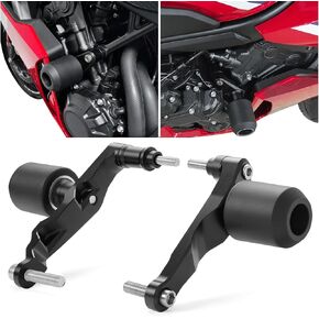 WOOGA Motorcycle Accessories Anti-Collision Frame Sliders Crash Pads Protector compatible for Ho&n&da CB650R/CBR650R CB 650R/CBR 650 R E-Clutch Accessories 2024 2025 2026 Falling Protection Pad in Saudi Arabia