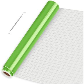 IModeur Glossy White Permanent Vinyl - 12" x 8 FT Permanent Adhesive Vinyl Roll for Cup Deco, Party Decoration, Sticker. in Saudi Arabia