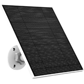 Solar Panel for Eufy Camera, 5W Solar Panel Charger Compatible with EufyCam, 5V Solar Panel with 9.8ft Charging Cable, IP65 Waterproof, Adjustable Wall Mount(1 Pack) in Kuwait