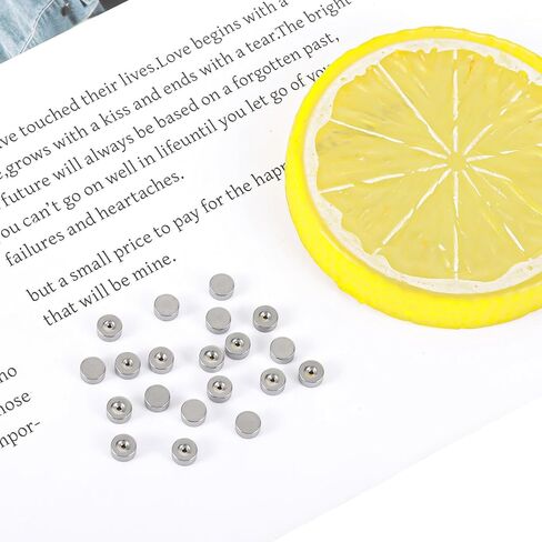 50 Pcs Flat Back Replacement for Earrings Screw Silver Flat Earring Backs Stainless Steel Earring Backs Locking for Women Men Earrings Studs Dainty Push Pin Cartilage (Silver) in Kuwait