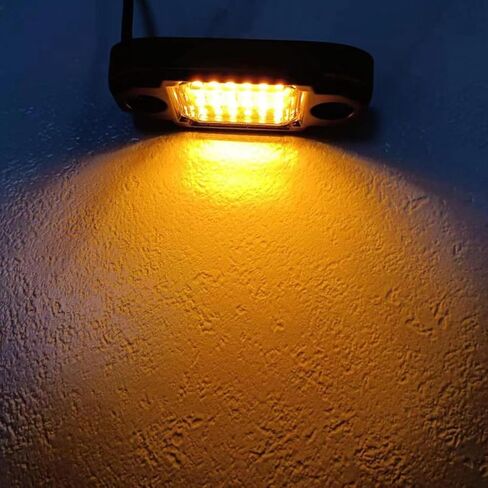6Pods Yellow Rock Lights 24 LEDs Chips Neon Trail Rig Lamp Underglow LED Lighting Systems for Cars Trucks SUV ATV UTV in Saudi Arabia