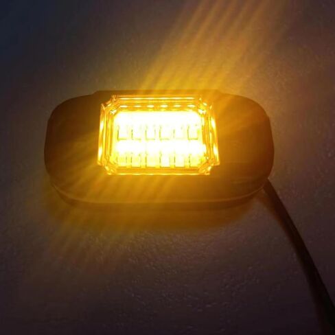 6Pods Yellow Rock Lights 24 LEDs Chips Neon Trail Rig Lamp Underglow LED Lighting Systems for Cars Trucks SUV ATV UTV in Saudi Arabia