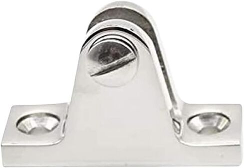 MARINE CITY 316 Grade Stainless Steel Bimini top Deck Hinge – Boat Bimini High Fitting Hardware Side Mount – Boat Top Hinges Bimini Mounts with Removable Pin for Marines Boats Yachts (Pack of 4) in Saudi Arabia
