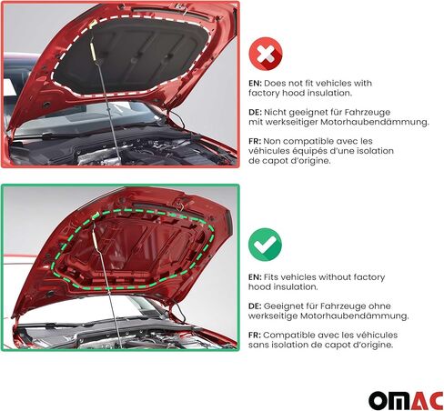 OMAC Classic Patterned Full Hood Bra for Ford Transit 2014-2023 Black Front Cover Mask - Bonnet Bra Car Accessories in Kuwait
