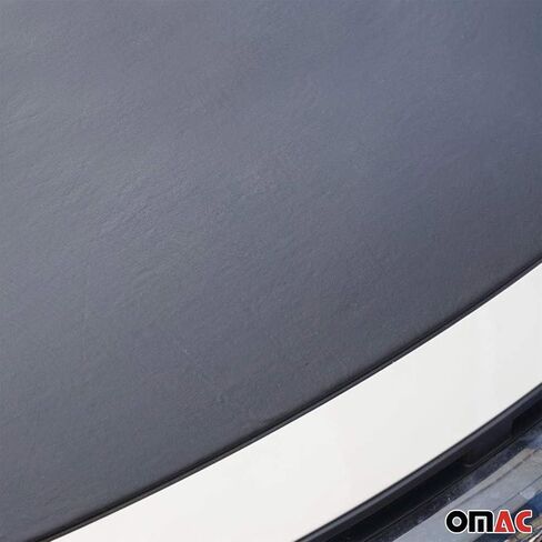 OMAC Classic Patterned Full Hood Bra for Ford Transit 2014-2023 Black Front Cover Mask - Bonnet Bra Car Accessories in Kuwait