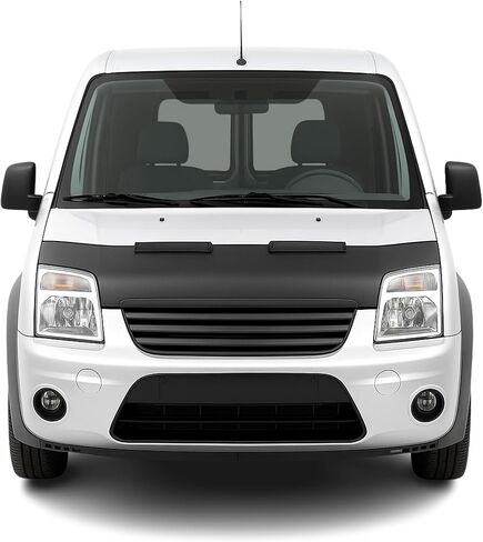 OMAC Classic Patterned Full Hood Bra for Ford Transit 2014-2023 Black Front Cover Mask - Bonnet Bra Car Accessories in Kuwait