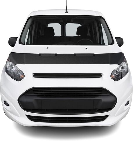 OMAC Classic Patterned Full Hood Bra for Ford Transit 2014-2023 Black Front Cover Mask - Bonnet Bra Car Accessories in Kuwait