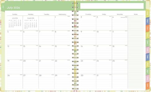 2026-2027 Blue Sky Palermo Clip 8" x 11" Academic Year Weekly & Monthly Planner, Plastic Cover (157586) in Kuwait