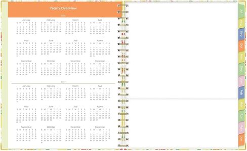 2026-2027 Blue Sky Palermo Clip 8" x 11" Academic Year Weekly & Monthly Planner, Plastic Cover (157586) in Kuwait