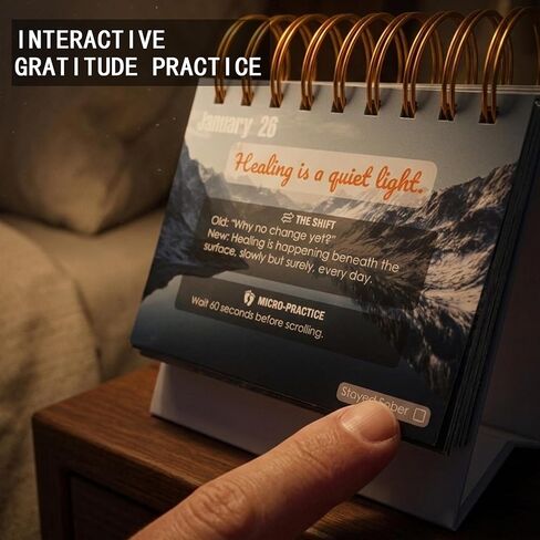 Daily Sobriety Serenity Calendar - 366 Days of Nature Landscapes & Recovery Affirmations - Perpetual Mindfulness Gift for AA NA Recovery - Stay Sober Tracker in Kuwait
