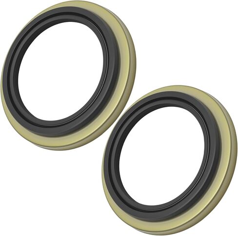 قطعتان من Anxingo 90316-69001 بديل ختم الزيت لمحور العجلة الأمامية لسيارة Toyota 4Runner 1996-2002، Tundra 2000-2006، Sequoia 2001-2007، Tacoma 1995-2004، يستبدل 90316-69000 in Kuwait