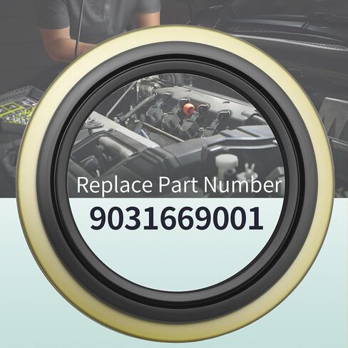 قطعتان من Anxingo 90316-69001 بديل ختم الزيت لمحور العجلة الأمامية لسيارة Toyota 4Runner 1996-2002، Tundra 2000-2006، Sequoia 2001-2007، Tacoma 1995-2004، يستبدل 90316-69000 in Kuwait