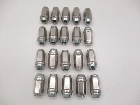 Trailer Wheel Lug Nuts 1/2" x 20 x 1-7/8 Stainless Steel Capped Lug Nuts 7/8", 20 Pack, for Trailer in Kuwait